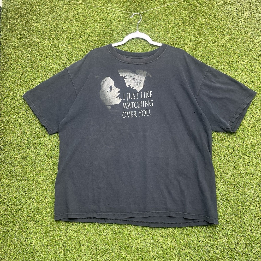 Y2K Twilight Movie Promo Shirt Mens 2XL I Just Like Watching Over You Black